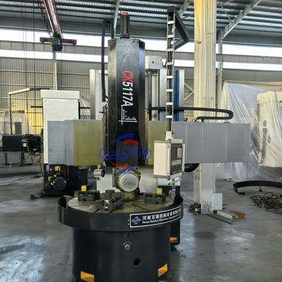 CK5117 Máquina de torno vertical de metal con diámetro de giro de 1700 mm
