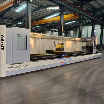 Máquina de torno CNC de cama plana de 500 mm de oscilación de 1500 mm de pieza de trabajo