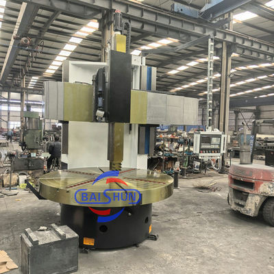 Torno de torneado vertical CNC Fanuc con altura de corte de 1600 mm y diámetro de torneado máximo de 2500 mm