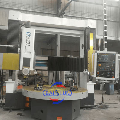 Torno vertical CNC de doble columna de precisión VTL CK5231 para trabajo pesado con diámetro de torneado de 3150 mm y altura de pieza de trabajo de 1600 mm