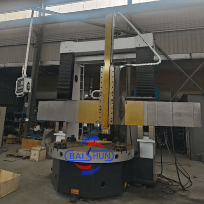 Torno vertical CNC de doble columna para trabajo pesado con diámetro máximo de torneado de 2500 mm y mecanizado de precisión