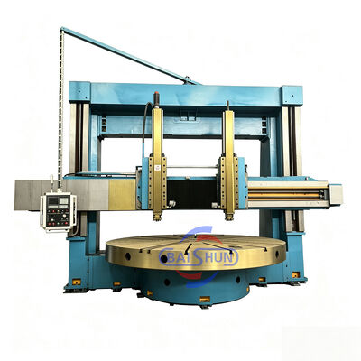 Torno CNC Vertical de Alta Precisión y Servicio Pesado de 2 Ejes para Torneado de Llantas de Automóvil