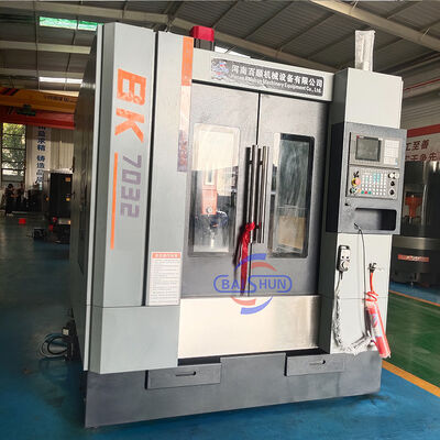 Máquina ranuradora CNC serie BK de Henan Baishun, equipo de ranurado de metal fiable, prueba estricta antes de la entrega